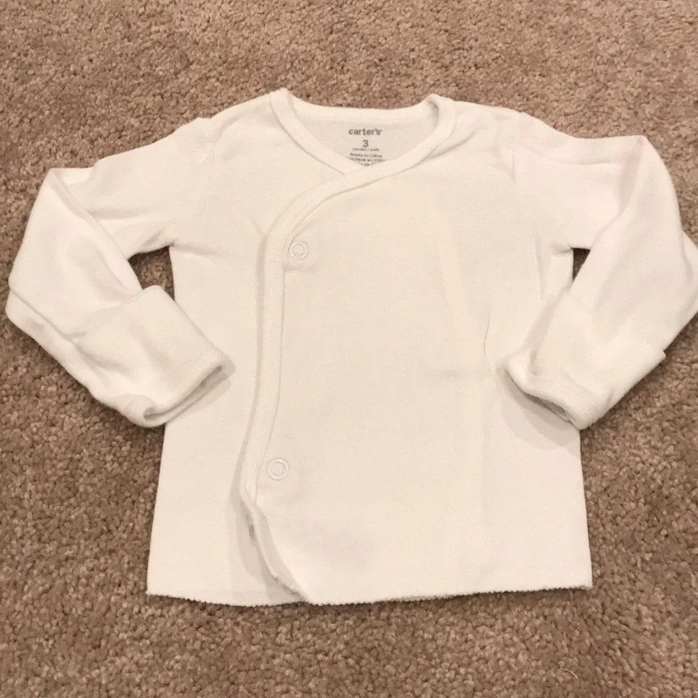 Carters Side-Snap Shirts (size 3m)